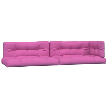  Perne de paleți, 5 buc., roz  material textil