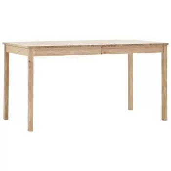 Masa de bucatarie, maro deschis, 140 x 70 x 73 cm