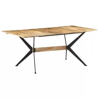  Masă de bucătărie, 180x90x76 cm, lemn masiv de mango