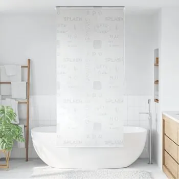  Roletă perdea de duș 80x240 cm Imprimeu Splash