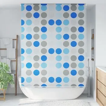 Roletă perdea de duș 160x240 cm Model cercuri