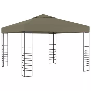  Pavilion de grădină, gri taupe, 3 x 3 m, 180 g/m²