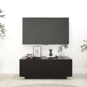 Comoda TV, negru, 100 x 35 x 40 cm