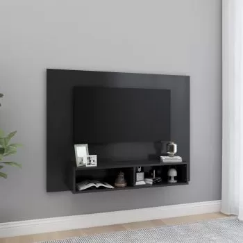 Comoda TV de perete, gri, 120 x 23.5 x 90 cm