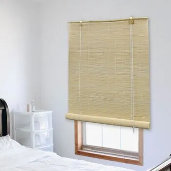  Jaluzea tip rulou, natural, 80x220 cm, bambus
