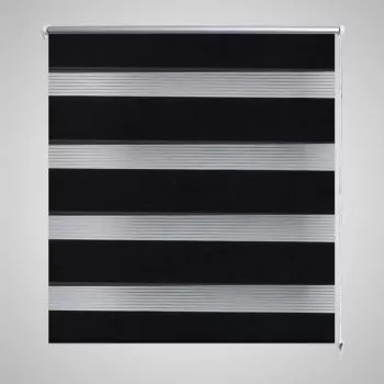 Jaluzea model zebra 80 x 150 cm, negru, 80 x 150 cm