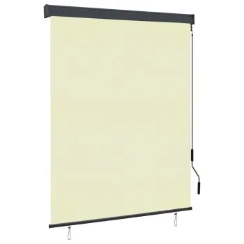 Jaluzea tip rulou de exterior, crem, 140 x 250 cm