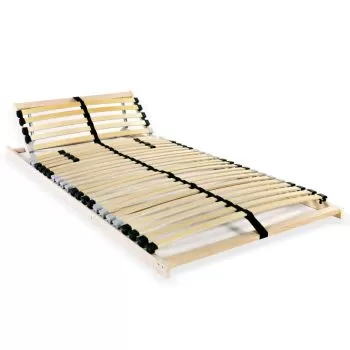 Somiera/Bază de pat cu șipci, 28 șipci, 7 zone, 90 x 200 cm