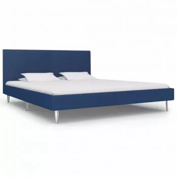 Cadru de pat, albastru, 180 x 200 cm