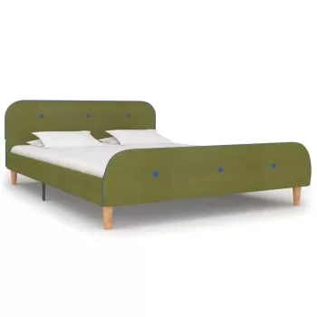 Cadru de pat, verde, 140 x 200 cm