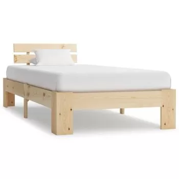 Cadru de pat, lemn, 90 x 200 cm