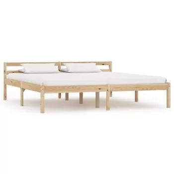  Cadru de pat, 160 x 200 cm, lemn masiv de pin