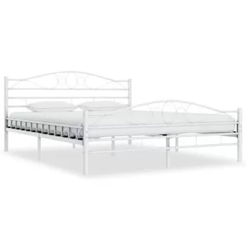 Cadru de pat, alb, 180 x 200 cm