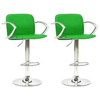 Set 2 bucati scaune de bar , verde