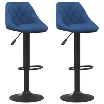 Set 2 bucati scaune de bar, albastru