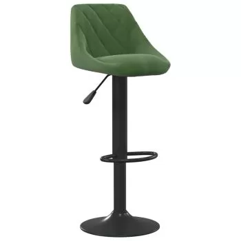 Set 2 bucati scaune de bar, verde inchis