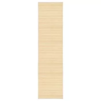 Covor din bambus, maro deschis, 80 x 300 cm