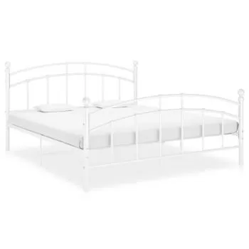 Cadru de pat, alb, 180 x 200 cm