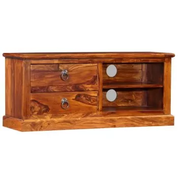  Comodă TV Lemn masiv de acacia, 90x30x40 cm