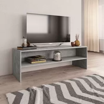  Comodă TV, gri beton, 120 x 40 x 40 cm, lemn prelucrat