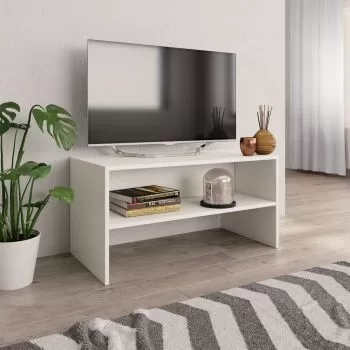 Comoda TV, alb, 80 x 40 x 40 cm