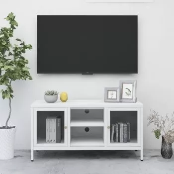Dulap TV, alb, 105 x 35 x 52 cm