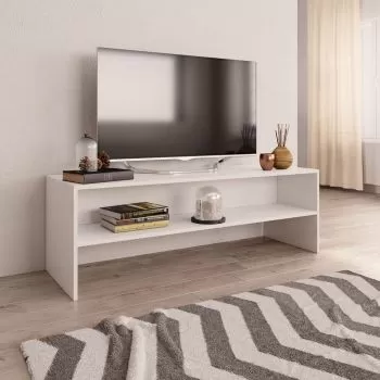 Comoda TV, alb, 120 x 40 x 40 cm