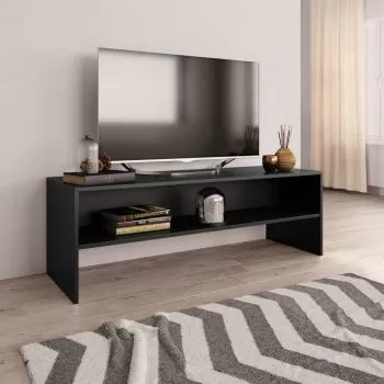 Comoda TV, negru, 120 x 40 x 40 cm