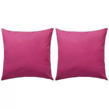 Set 2 bucati perne de exterior, roz, 45 x 45 cm