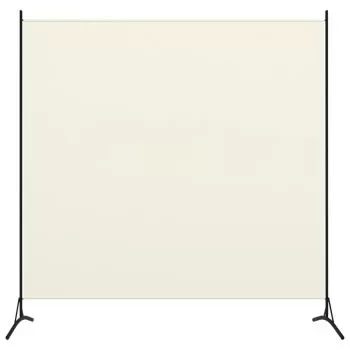 Paravan de camera cu 1 panou, alb, 175 x 175 x 180 cm