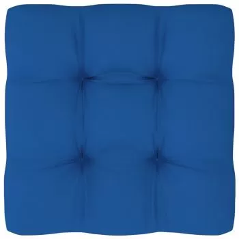 Perna canapea din paleti, albastru regal, 50 x 50 x 10 cm