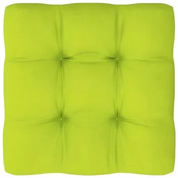 Perna canapea din paleti, verde deschis, 50 x 50 x 10 cm