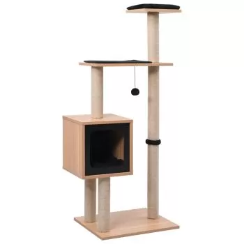  Ansamblu pentru pisici, covoraș din funie de sisal, 123 cm