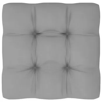 Perna canapea din paleti, gri, 70 x 70 x 10 cm