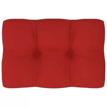 Perna pentru canapea din paleti, rosu, 60 x 40 x 10 cm