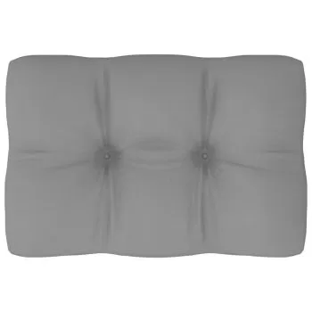 Perna canapea din paleti, gri, 60 x 40 x 10 cm