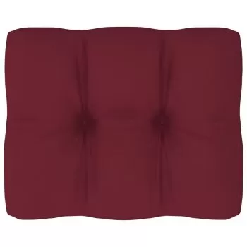 Perna pentru canapea din paleti, bordo, 50 x 40 x 10 cm