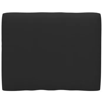 Perna canapea din paleti, negru, 50 x 40 x 10 cm