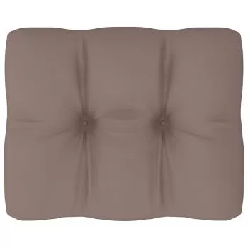 Perna canapea din paleti, gri taupe, 50 x 40 x 10 cm