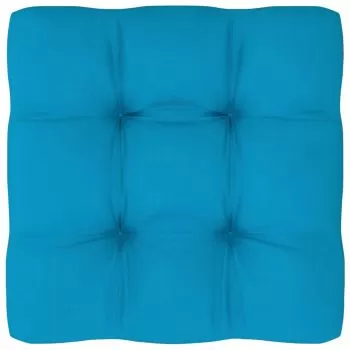 Perna pentru canapea din paleti, albastru, 60 x 60 x 10 cm