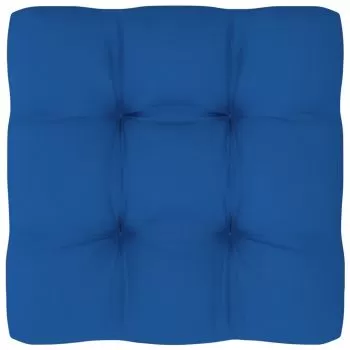 Perna canapea din paleti, albastru regal, 60 x 60 x 10 cm