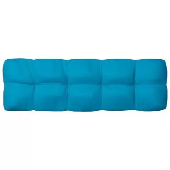 Perna canapea din paleti, albastru, 120 x 40 x 10 cm