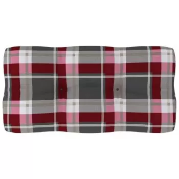 Perna pentru canapea din paleti, model rosu, 80 x 40 x 10 cm