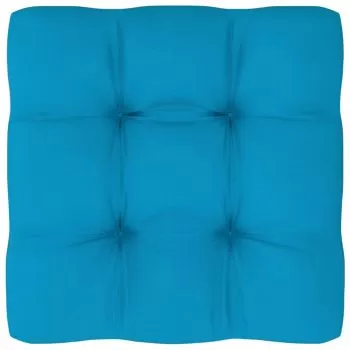 Perna canapea din paleti, albastru, 70 x 70 x 10 cm