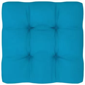 Perna pentru canapea din paleti, albastru, 80 x 80 x 10 cm