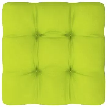 Perna pentru canapea din paleti, verde deschis, 80 x 80 x 10 cm
