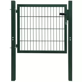Poarta de gard, verde, 105 x 150 cm