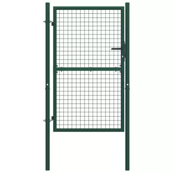 Poarta de gard, verde, 100 x 175 cm