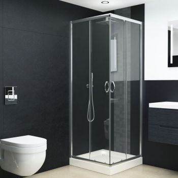 Cabină de duș, 90 x 70 x 180 cm, sticlă securizată