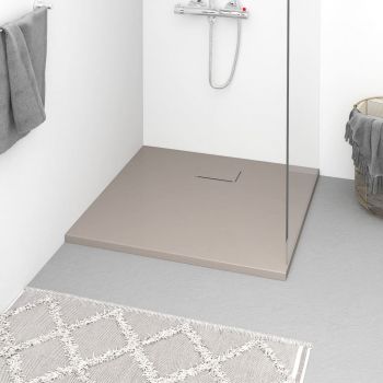 Cădiță de duș, maro, 90x80 cm, SMC
